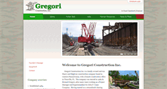 Desktop Screenshot of gregoriconstruction.com